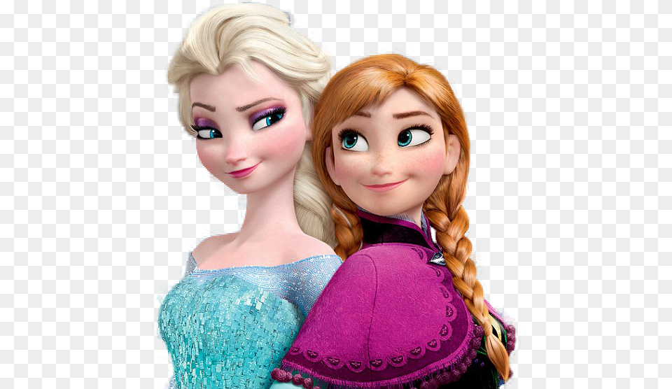 Anna Elsa Vector Frozen Elsa And Anna, Doll, Toy, Face, Head Free Png