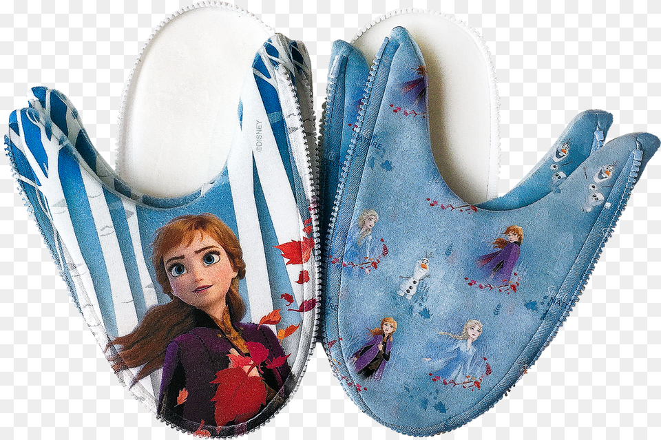 Anna Frozen 2 Zlipperz Embroidery, Adult, Female, Person, Woman Free Png Download