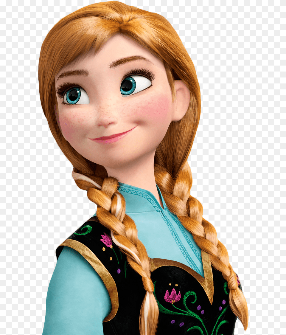 Anna Frozen, Doll, Toy, Face, Head Free Transparent Png