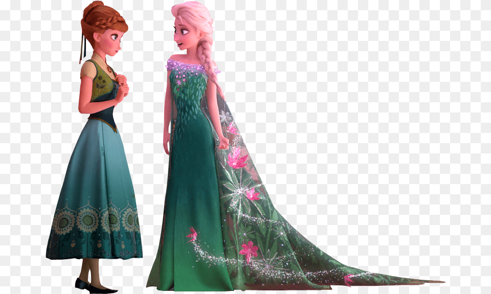 Anna Frozen Fever No Background, Clothing, Dress, Evening Dress, Gown Png