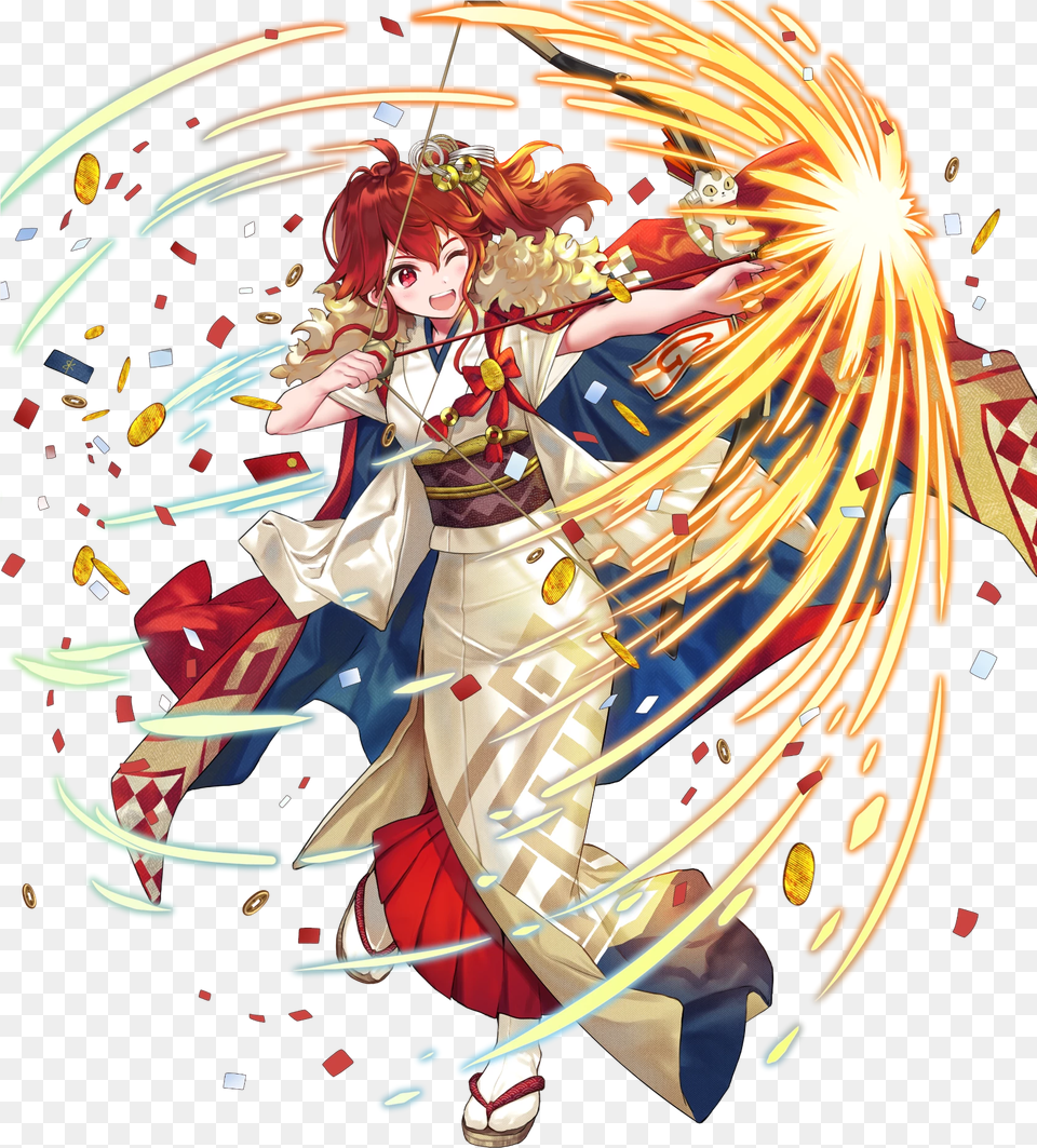 Anna Image Fire Emblem Heroes Anna New Years, Book, Comics, Publication, Anime Free Png