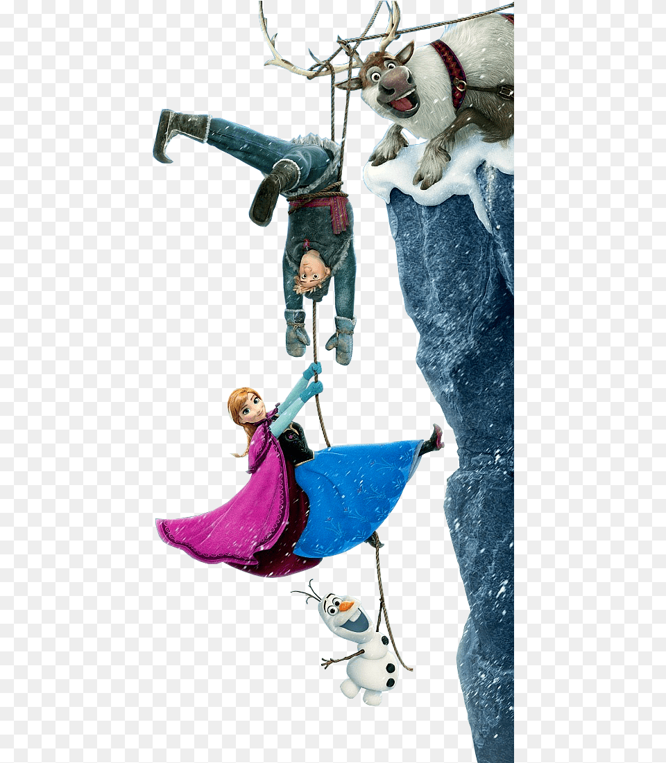 Anna Kristoff Olaf And Sven Olaf Anna Kristoff Sven, Figurine, Outdoors, Person, Nature Free Transparent Png