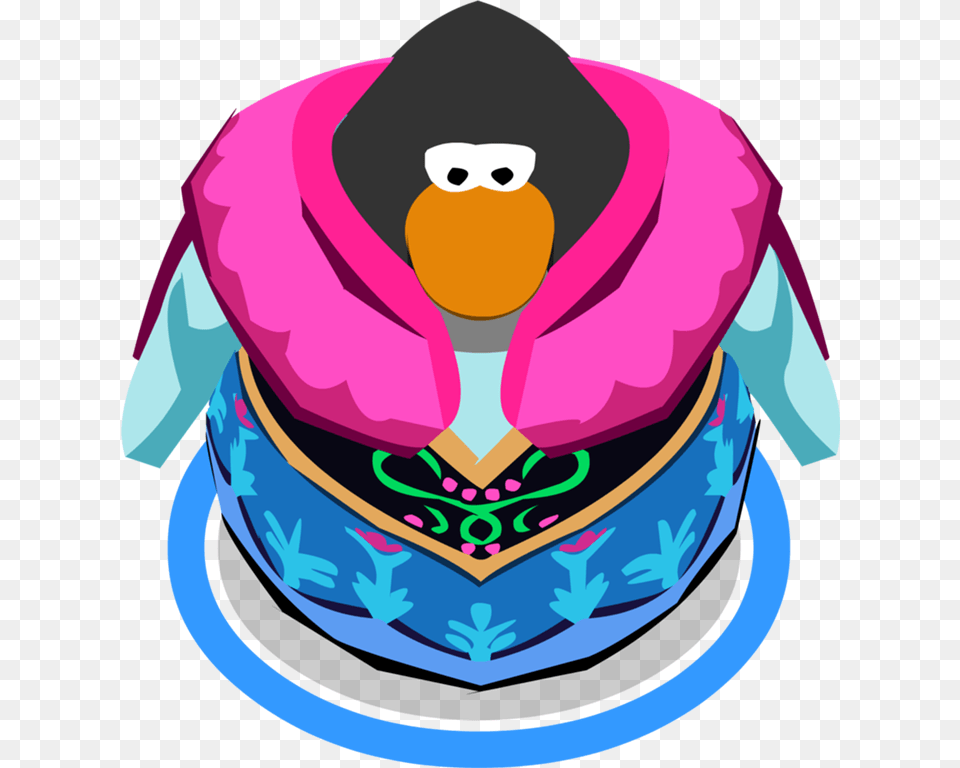 Anna S Traveling Clothes Ig Transparent Dancing Club Penguin, Birthday Cake, Cake, Cream, Dessert Free Png Download