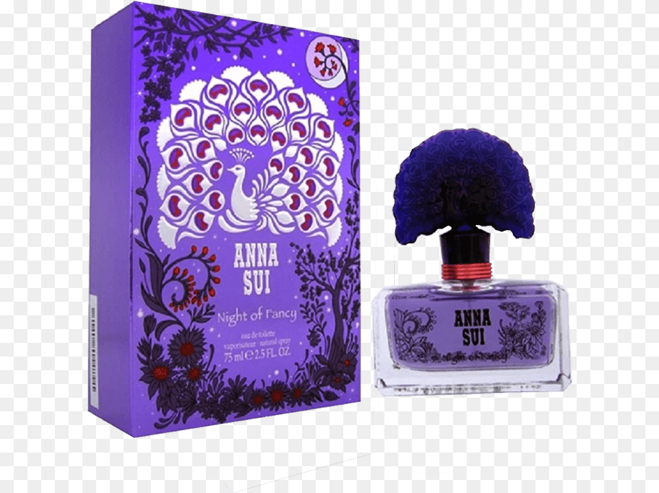 Anna Sui Perfume Night Of Fancy, Bottle, Cosmetics Png Image