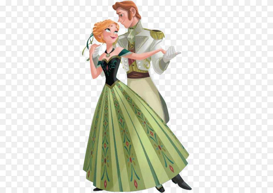 Anna Y Kristoff De Frozen Fever Frozen Hans X Elsa, Clothing, Costume, Dress, Person Free Transparent Png