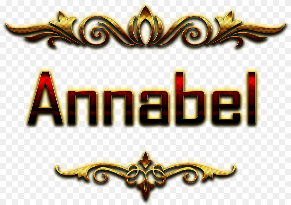 Annabel Decorative Name Harsh Name, Logo, Emblem, Symbol Png Image