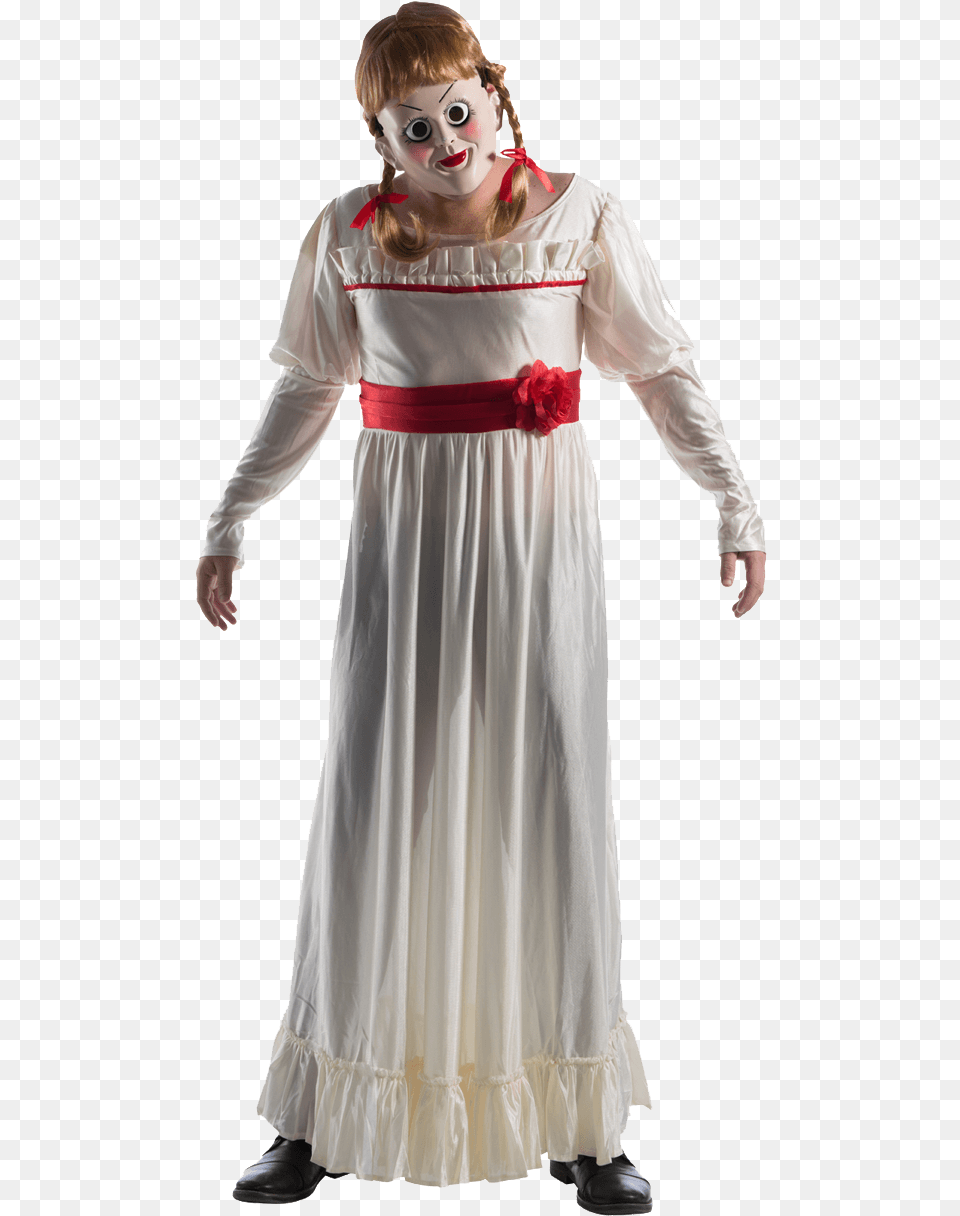 Annabelle Doll Costume, Adult, Person, Woman, Formal Wear Free Transparent Png