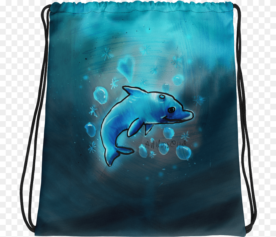 Annabelle Original Dolphin 01 Drawstring Bag, Animal, Mammal, Sea Life, Fish Png
