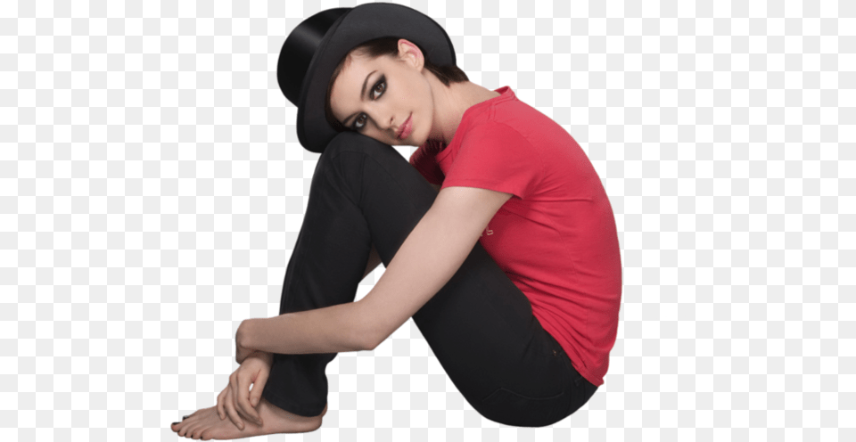 Anne Hathaway, Clothing, Photography, Hat, Adult Free Png Download