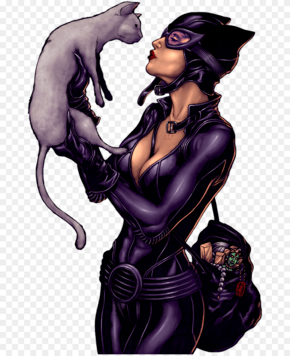 Anne Hathaway39s Catwoman Could Be Purrfect Catwoman And Her Cats, Adult, Person, Female, Woman Free Transparent Png