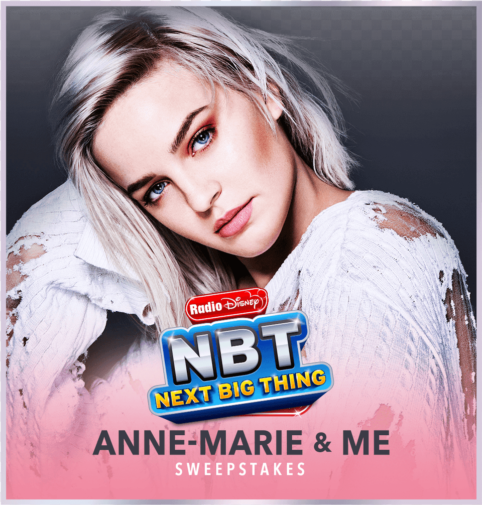 Anne Marie Amp Sweepstakes Radio Disney Radio Disney Next Big Thing 2018, Adult, Poster, Person, Woman Png Image