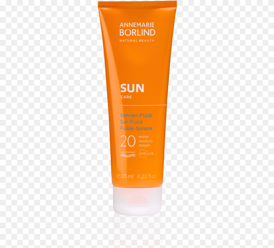 Annemarie Borlind Sun Fluid, Bottle, Cosmetics, Sunscreen, Can Free Png