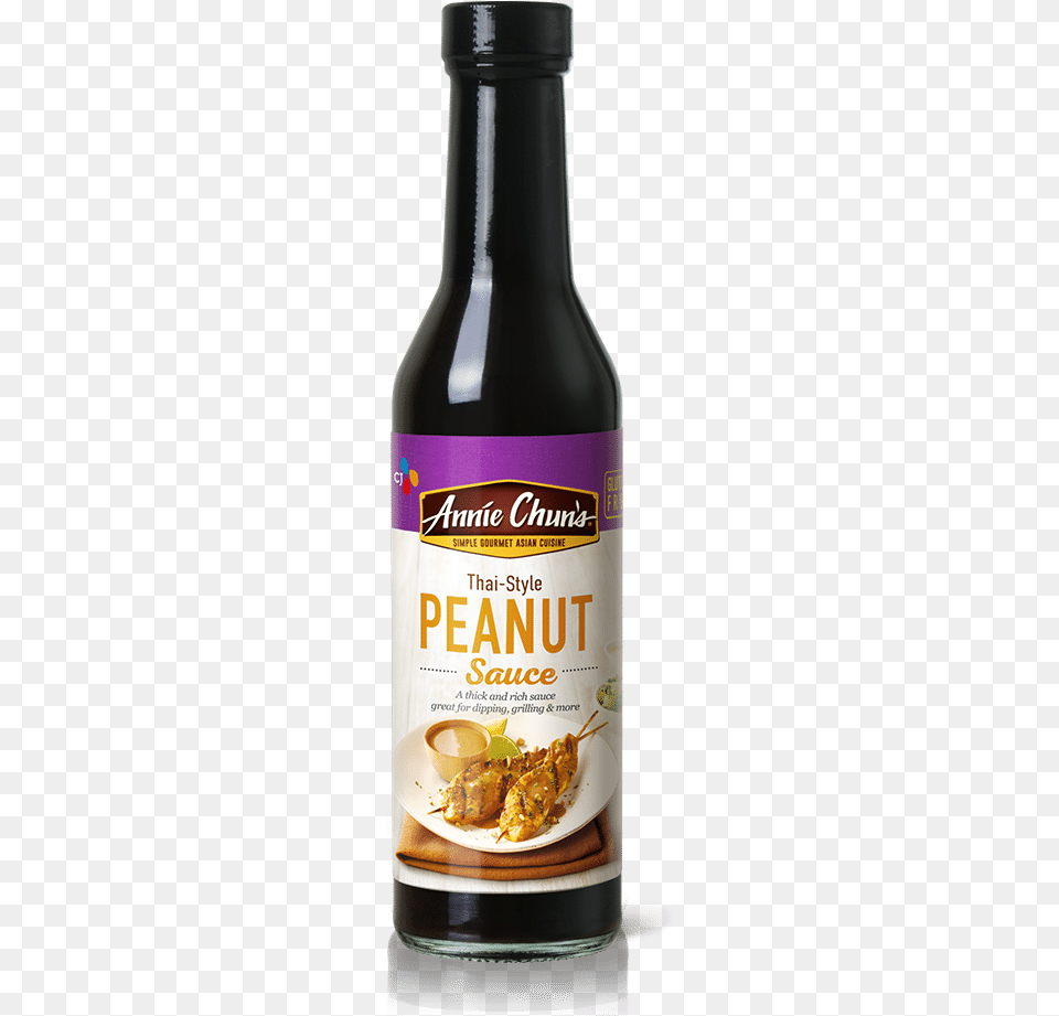 Annie Chun S Thai Style Peanut Sauce Bottle Annie Chun Teriyaki Sauce, Food, Seasoning, Syrup, Alcohol Free Transparent Png