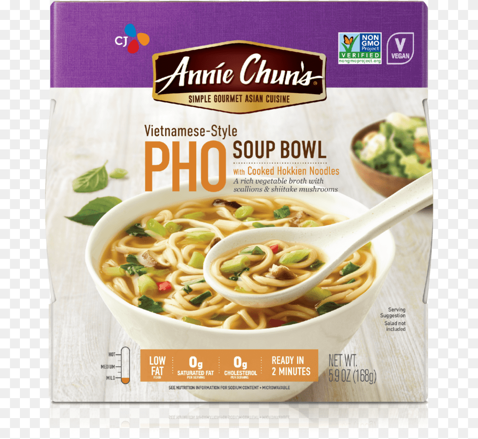 Annie Chun39s Vietnamese Pho Soup Bowl, Food, Meal, Noodle, Dish Free Transparent Png