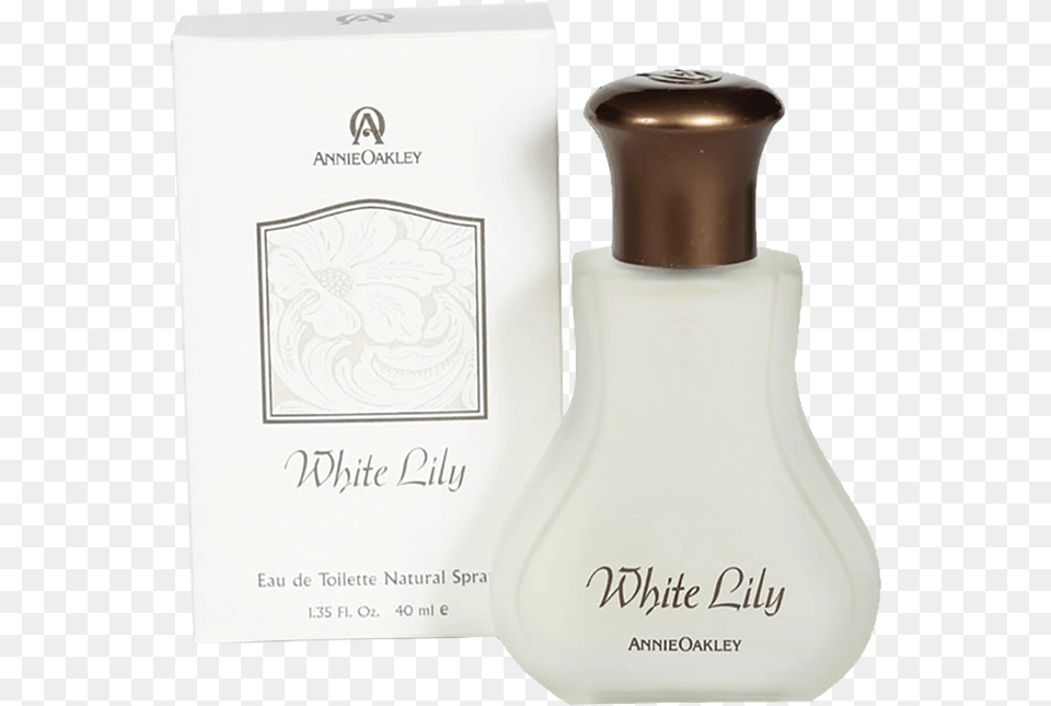 Annie Oakley White Lily Eau De Toilette Natural Spray Perfume, Bottle, Cosmetics Png Image