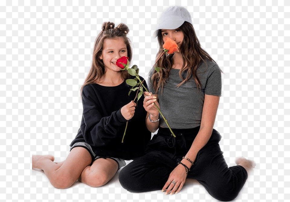 Annieleblanc Hayleyleblanc Hayley Annie Bratayley Instagram Bratayle, Adult, Rose, Plant, Person Free Png