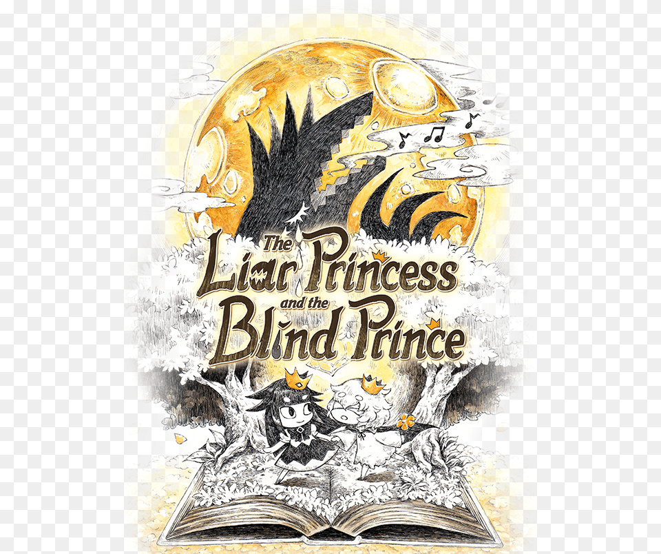 Announcement Details Offer First Glimpse Of The Liar Liar Princess And The Blind Prince, Book, Publication, Advertisement, Gravestone Free Png Download