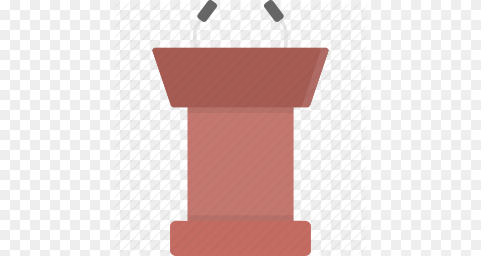 Announcement Podium Speaking Speech Stand Icon, Audience, Crowd, Person, Mailbox Free Png