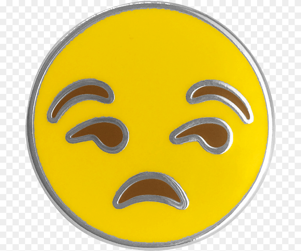 Annoyed Emoji Pin Portable Network Graphics, Logo, Symbol, Machine, Wheel Free Transparent Png
