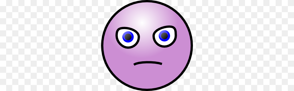 Annoyed Face Angry Smiley Clip Art, Purple Free Png