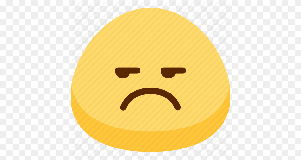 Annoying Emoji Emotion Expression Face Feeling Icon, Food, Sweets, Ping Pong, Ping Pong Paddle Free Png Download