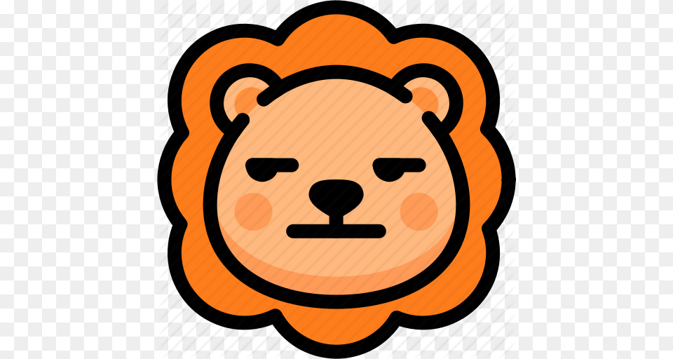 Annoying Emoji Emotion Expression Face Feeling Lion Icon Free Transparent Png