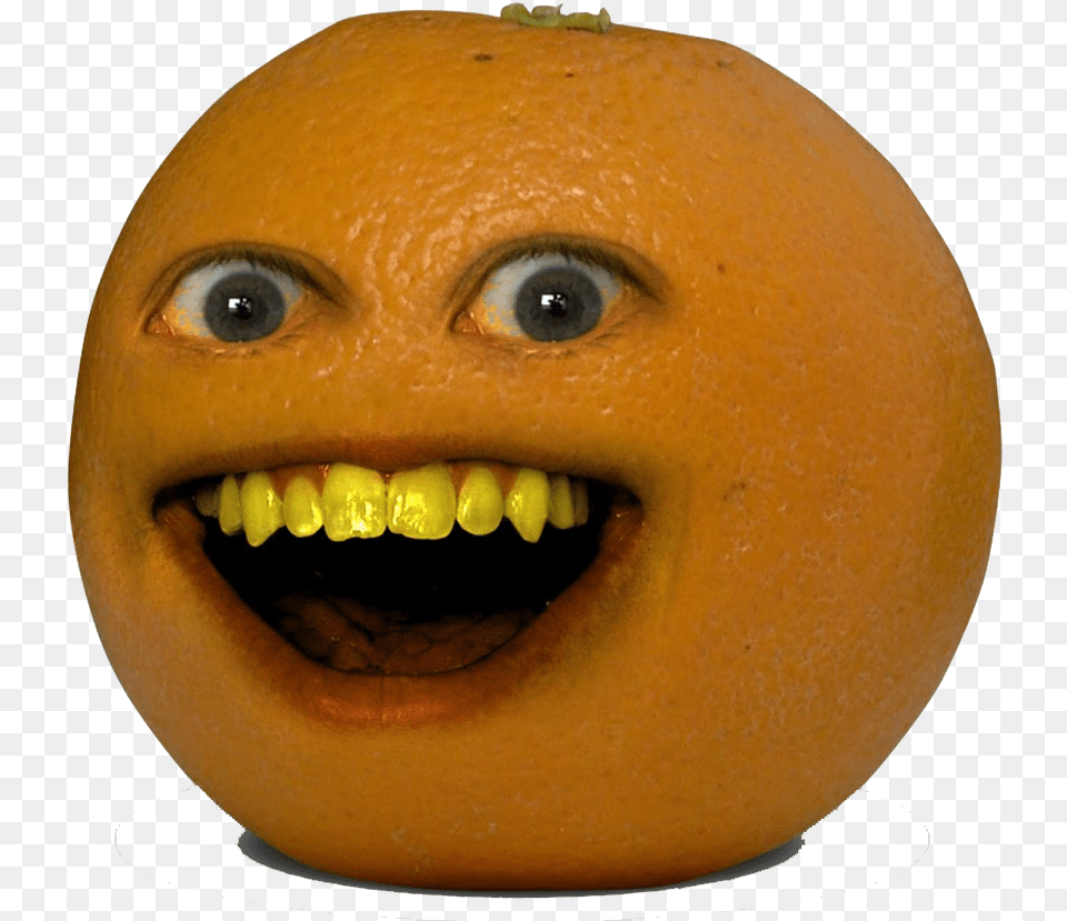 Annoying Orange, Produce, Citrus Fruit, Food, Fruit Free Png Download
