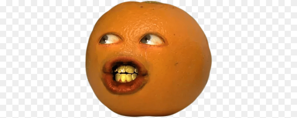 Annoying Orange Whatsapp Stickers Annoying Orange, Produce, Citrus Fruit, Plant, Food Png Image