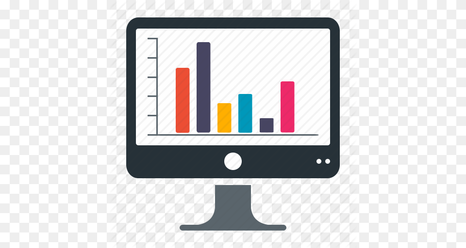 Annual Chart Dashboard Report Icon, Computer Hardware, Electronics, Hardware, Monitor Png Image