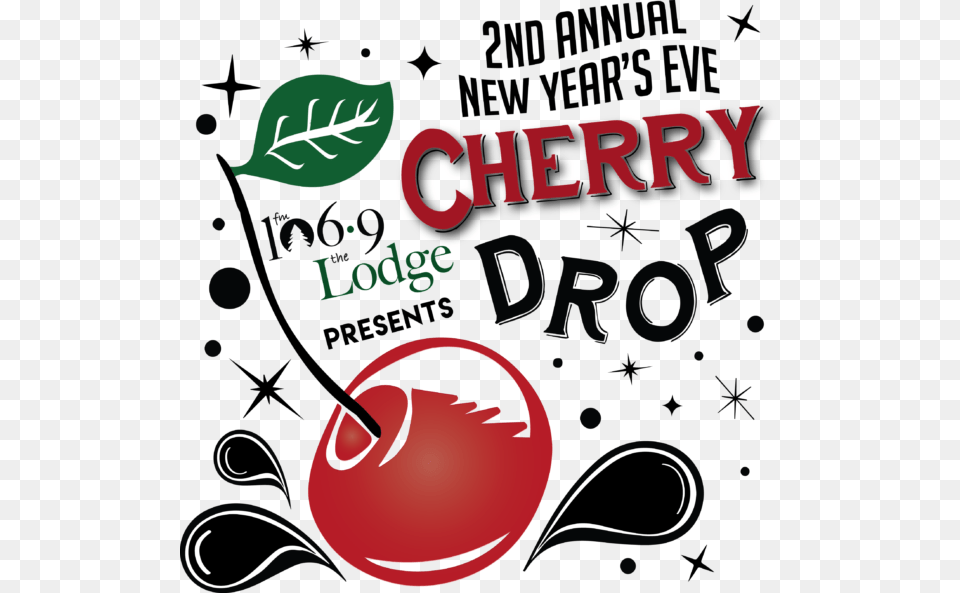 Annual Cherry Drop Amp New Year39s Eve Celebration Sister Bay, Advertisement, Poster, Graphics, Art Free Transparent Png