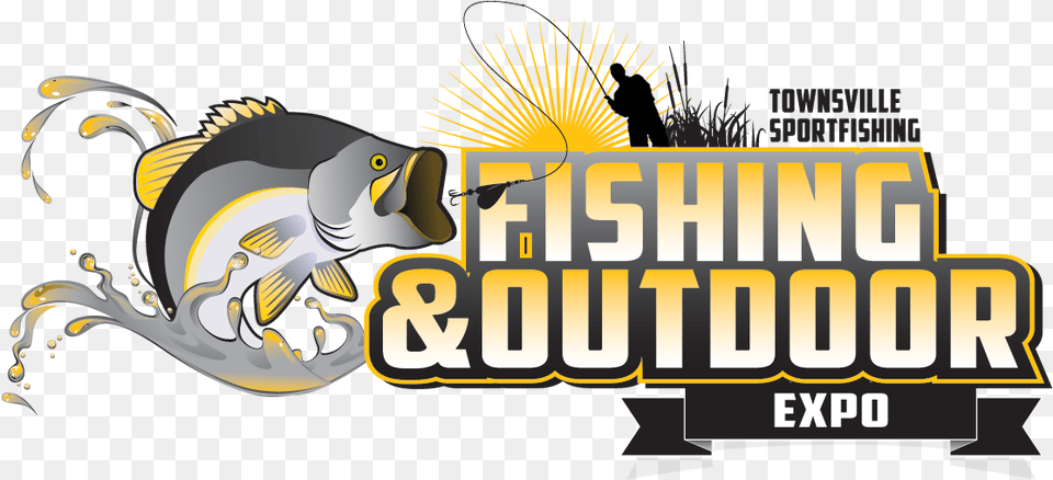 Annual Fishing Amp Outdoor Expo Graphic Design, Animal, Bee, Insect, Invertebrate Free Png Download