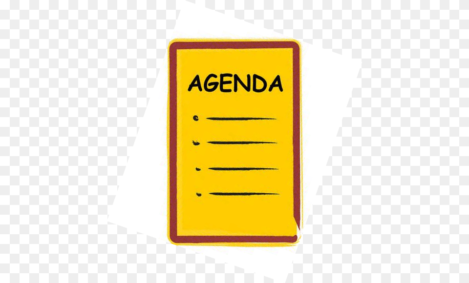Annual Meeting Agenda Clip Art, Road Sign, Sign, Symbol, Text Free Png Download