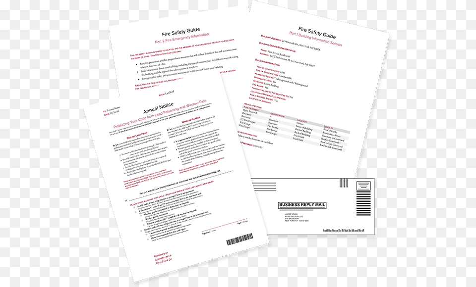Annual Safety Notice Mailings Done Right Document, Text, Business Card, Paper Free Transparent Png