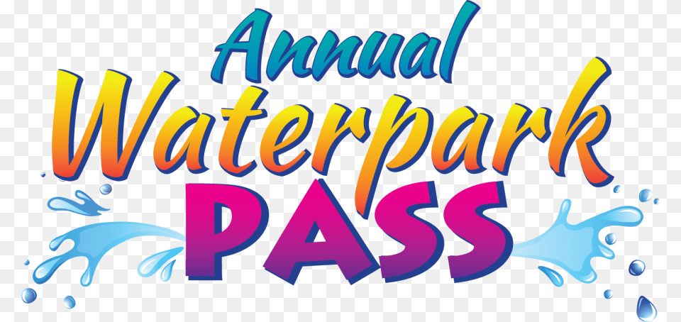 Annual Waterpark Pass Logo Wave, Text, Art, Dynamite, Weapon Free Png