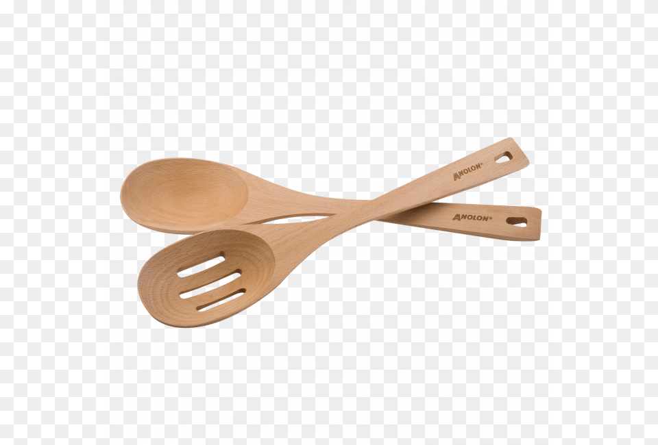Anolon 2 Piece Wooden Spoon Set Anolon Tools 2 Piece Spoon Set, Cutlery, Fork, Kitchen Utensil, Wooden Spoon Free Png