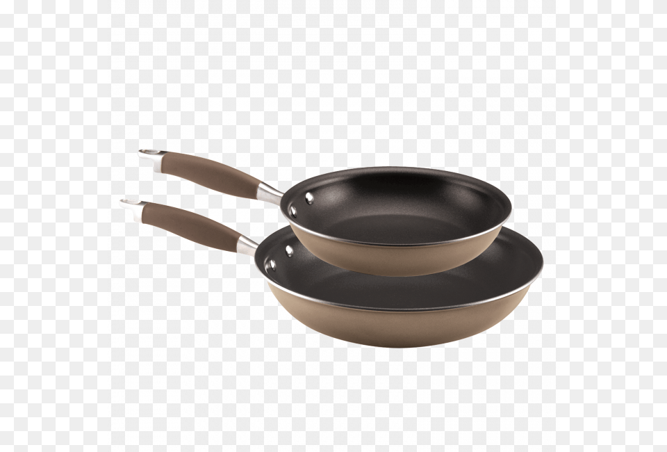 Anolon Advanced Bronze 24cm32cm Twin Skillet Pack Frying Pan, Cooking Pan, Cookware, Frying Pan, Appliance Png