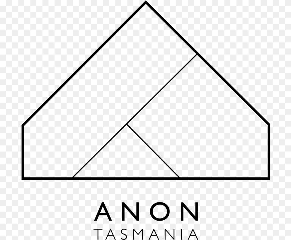 Anon Logo Triangle, Gray Free Png