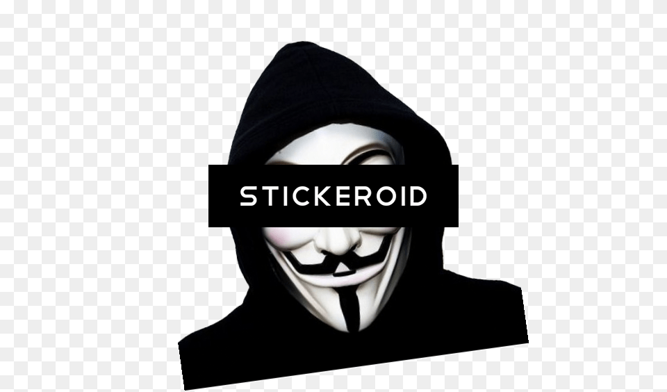 Anonym Mask, Clothing, Hood, Adult, Person Png Image