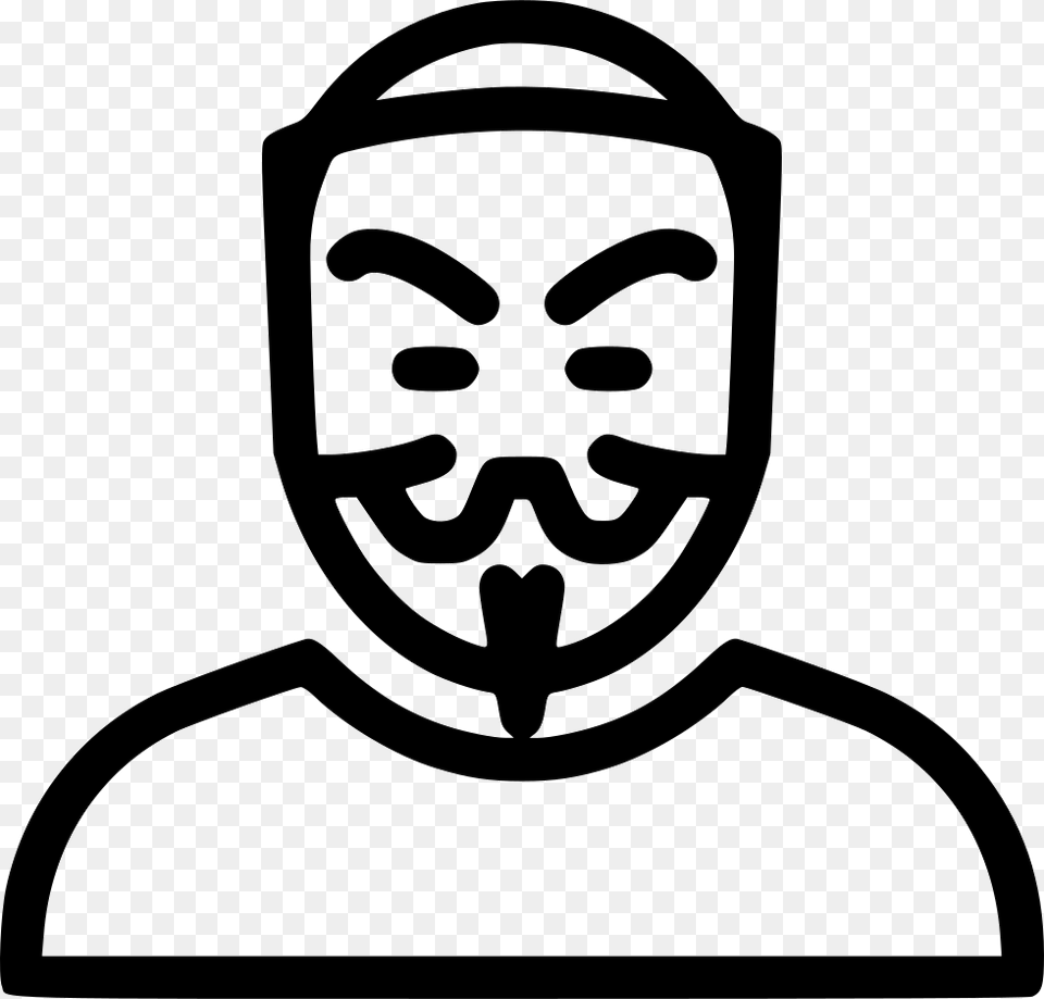 Anonymous Anonymous Icon, Stencil, Face, Head, Person Png Image