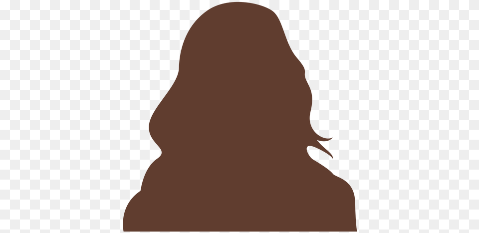 Anonymous Avatar Woman Long Hair Anonimo Mujer, Silhouette, Head, Person, Body Part Png Image