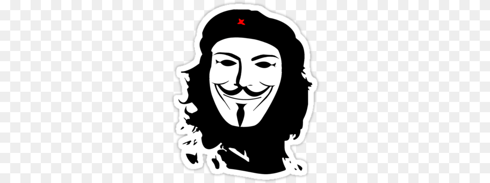 Anonymous Che Guevara Revolution By Karlangas Che Guevara, Stencil, Adult, Wedding, Person Free Png