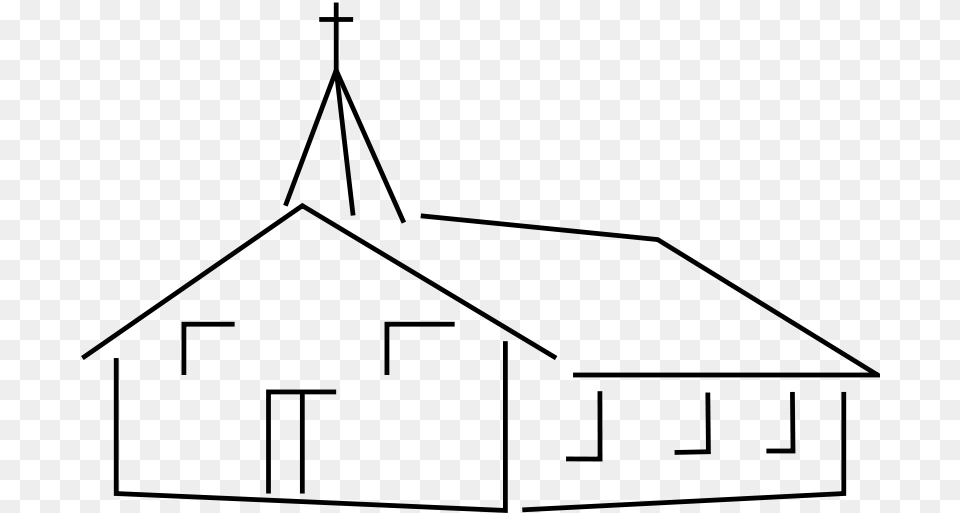 Anonymous Church Building, Gray Png