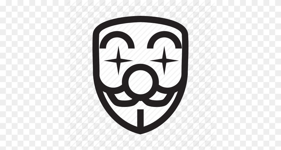 Anonymous Clown Emoticon Fool Hacker Mask Icon, Symbol Free Transparent Png