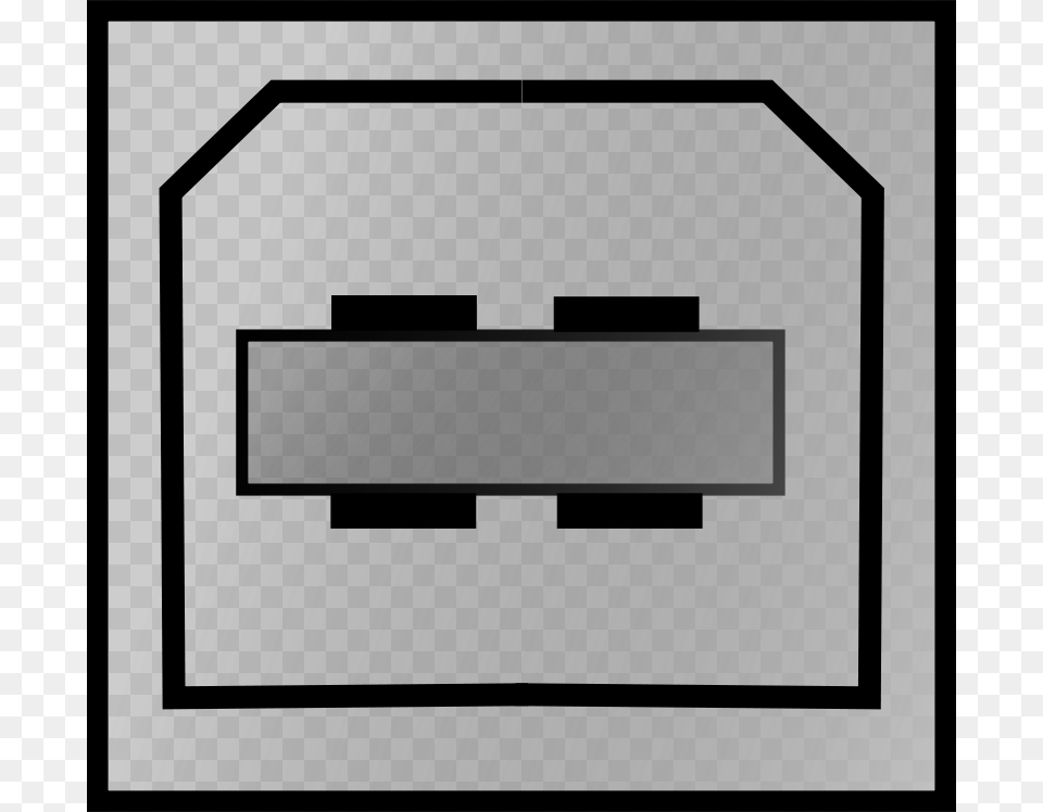 Anonymous Connector Usb Type B, Computer Hardware, Electronics, Hardware, Mailbox Free Transparent Png
