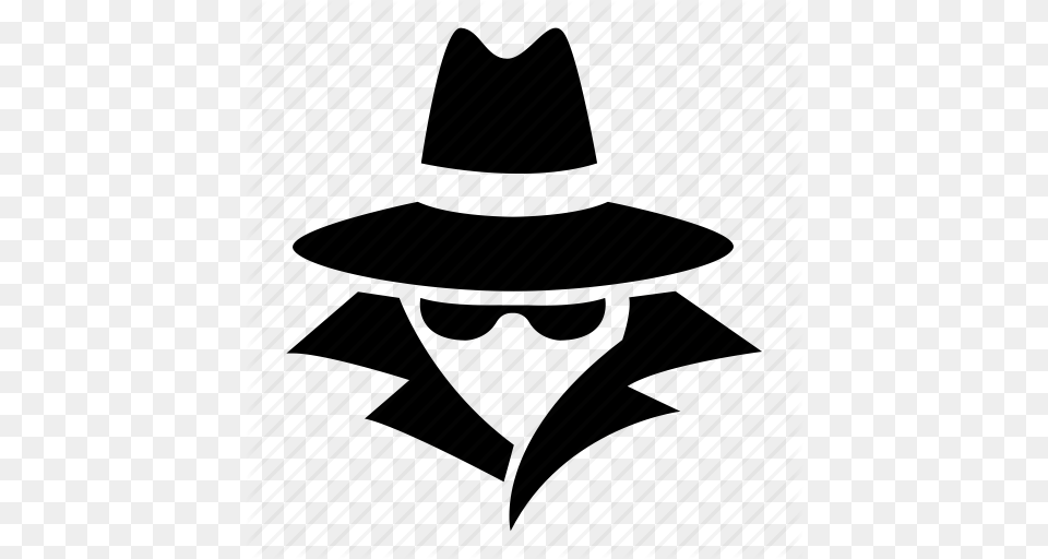 Anonymous Crime Criminal Cyber Espionage Hacker Spy Icon, Clothing, Hat Free Png