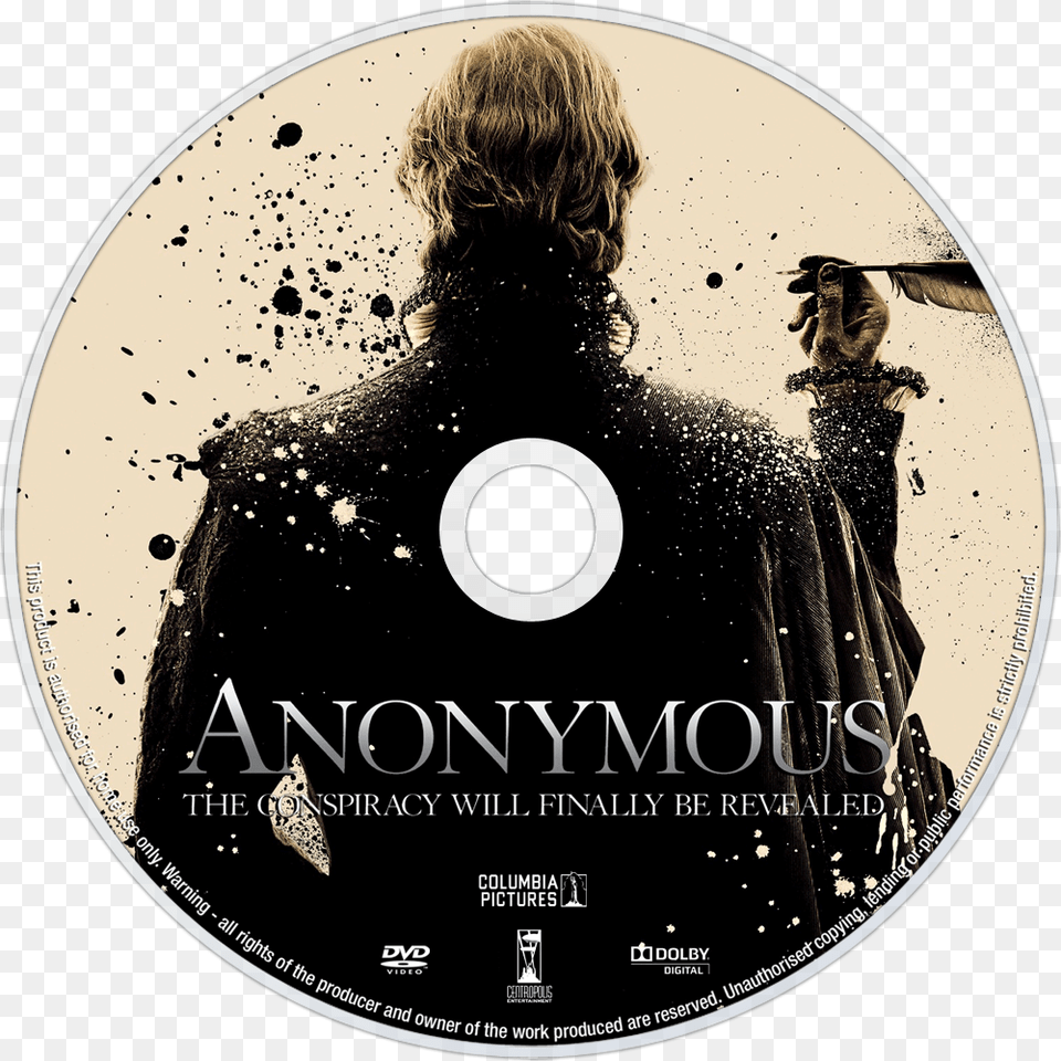 Anonymous Dvd Disc Image Anonymous Movie, Adult, Disk, Female, Person Free Png