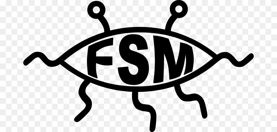 Anonymous Flying Spaghetti Monster Logo, Gray Png