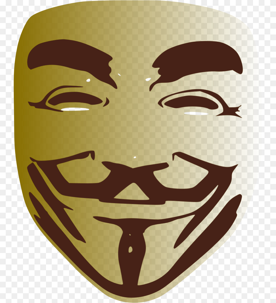 Anonymous Guy Fawkes Mask Clip Art Mask Sticker New, Face, Head, Person Free Png