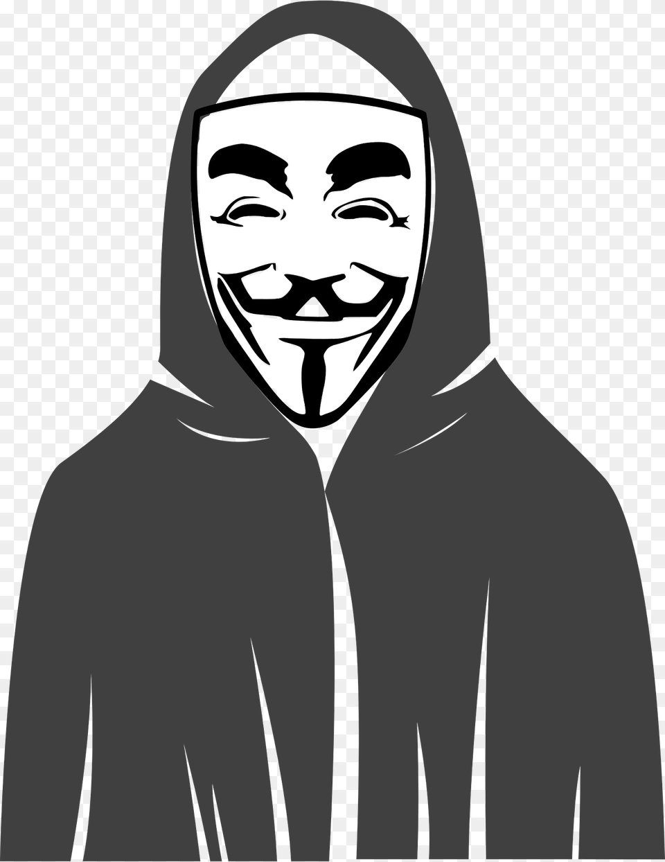 Anonymous Hacker Clipart, Fashion, Adult, Person, Female Free Png