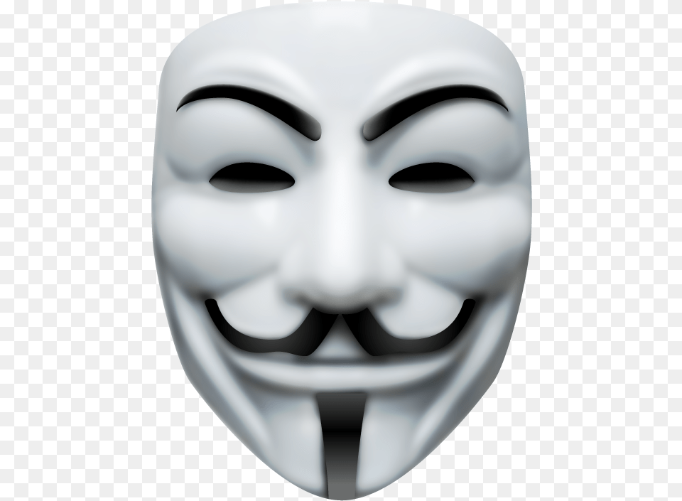 Anonymous Is A Loosely Associated International Network Face Mask Free Transparent Png